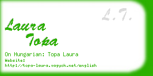 laura topa business card